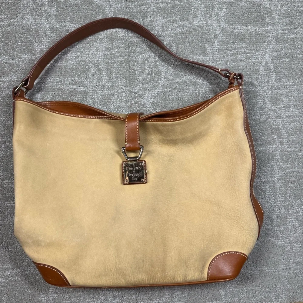 Dooney & Bourke 1975 Leather Suede Shoulder Purse Bag